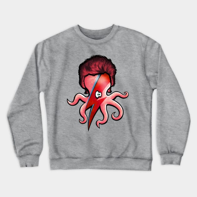 Lovecraft Ziggy Stardust Crewneck Sweatshirt by Super Octopus